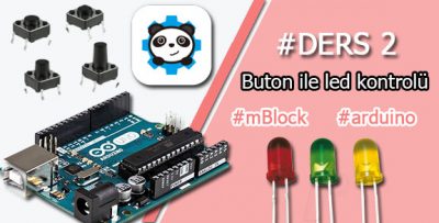 Mblock ve arduino buton ile led yakma